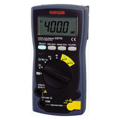 三和電気計器 デジタルマルチメーター(DC600V/AC600V/40MΩ) CD-770 1個（直送品）