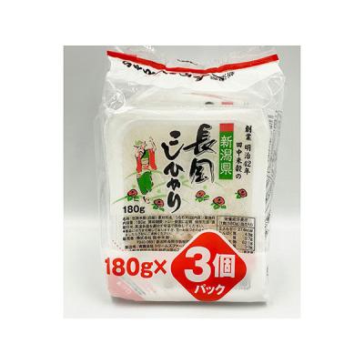 田中米穀 新潟長岡産こしひかりパックごはん(国産)180gx24食 1300060319029 1セット（直送品）