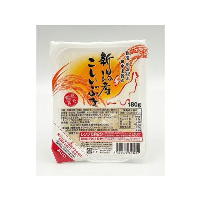 田中米穀 新潟県産こしいぶきパックごはん(国産)180gx48食 1300060319050 1セット（直送品）