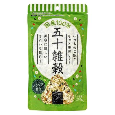 旭フレッシュ バランス整う国産五十雑穀210g 264-679 1箱(210g×32P)（直送品）