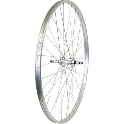 ジーアールケー 700Cアルミ後ホイール（ナット式） ボスフリー用 アルミシルバー RW-700C-NT BF（直送品）