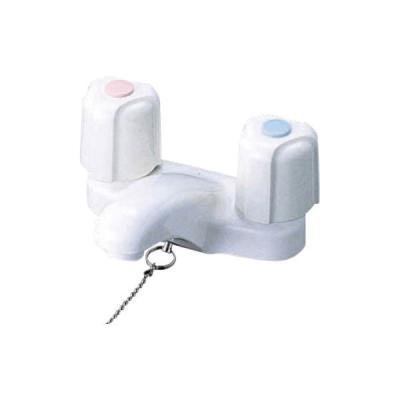 【水栓金具】KVK 洗面用2ハンドル混合栓（ゴム栓付） KM66 1個（直送品）