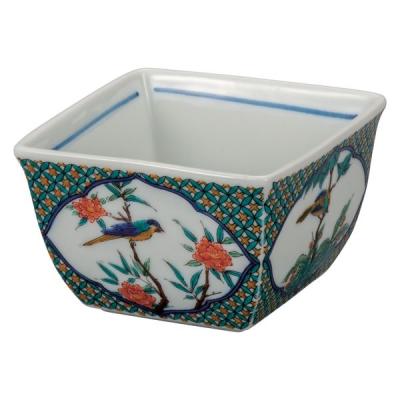 LOHACO - 伊野正峰 日本の伝統工芸品【九谷焼】 2.5号小鉢 小紋花鳥
