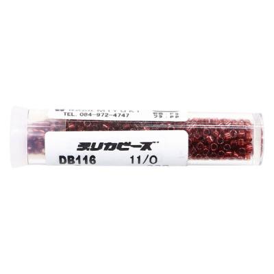 MIYUKI(ミユキ) デリカビーズ 丸 3g レッドスキゴールドラスター DB116 DB116-3G 1本3グラム入（直送品）