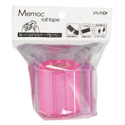 ヤマト糊 ヤマト RKー50CHーRO メモックロールテープ 蛍光カラー ローズ 1セット(1コ×12)（直送品）