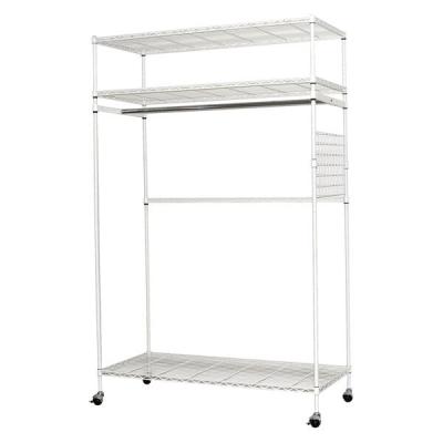清水産業 頑丈クローゼットハンガー 幅122 収納 ハンガーラック 18648 1個（直送品）