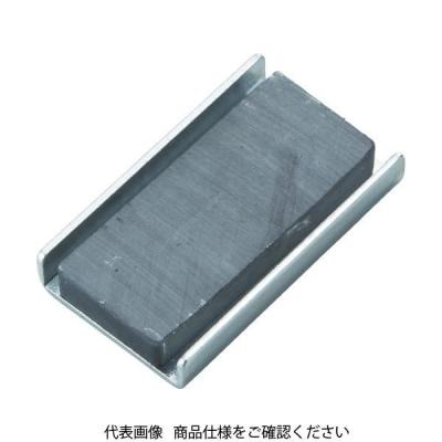 TRUSCO まとめ買い キャップ付フェライト磁石 角形 20mmX8.4mmX4.2mm10個入 TFC20K-10P 1袋(10個)（直送品）