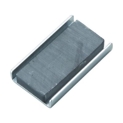 TRUSCO まとめ買い キャップ付フェライト磁石 角形 36mmX21mmX6mm 10個入 TFC36K-10P 1袋(10個)（直送品）