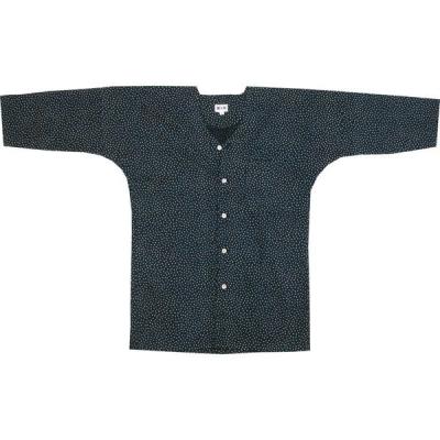 鶴丸 鯉口シャツ 桜ちらし柄 紺 特大(LL)サイズ 2520432030 1着（直送品）