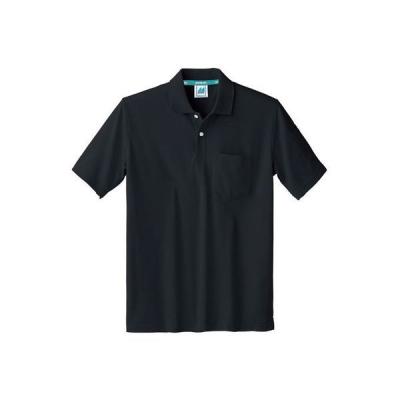 住商モンブラン ポロシャツ 兼用 半袖 黒 7L 32-5050 1枚（直送品）