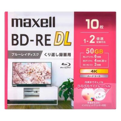 マクセル 録画用ブルーレイディスク2層 10枚ケース入り BEV50WPG.10S 1パック（直送品）
