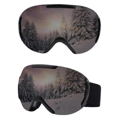 武興商事 【99%UVカット】 スキー スノーボード ゴーグル ブラック 100982 1個（直送品）