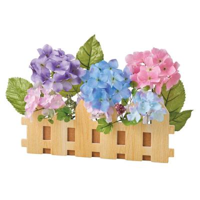 【軒先渡し】ストア・エキスプレス 華やかあじさい造花垣根アレンジ 8186-392 1個（直送品）