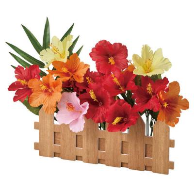 【軒先渡し】ストア・エキスプレス カラフルハイビスカス造花垣根アレンジ 8186-410 1個（直送品）