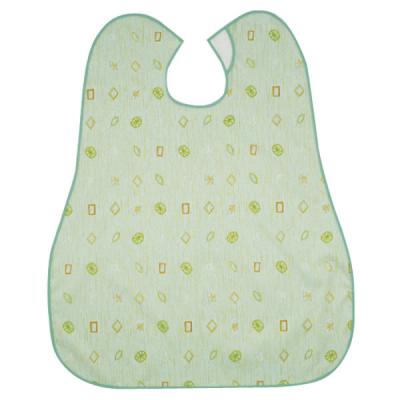 松吉医科器械 超撥水食事用エプロン 介護用  グリーン 86521002x5 1箱(5枚入) 23-3132-00-02（直送品）