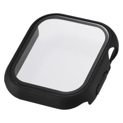 アップルウォッチ 42mm フルカバー Gorilla(R) 耐衝撃PCフレーム AW-25BFCGOBK エレコム 1個（直送品）