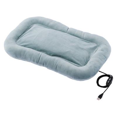 ペットヒーター ホットマット 犬 猫 撥水 洗濯可能 噛み対策メッシュケーブル グレー PET-HC01GY エレコム 1個（直送品）