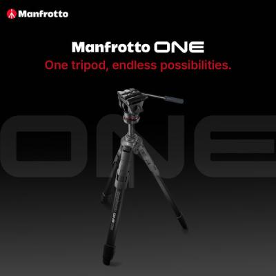 Manfrotto ONE アルミニウム三脚 500X フルード雲台キット MKONEA-500X 1台（直送品）