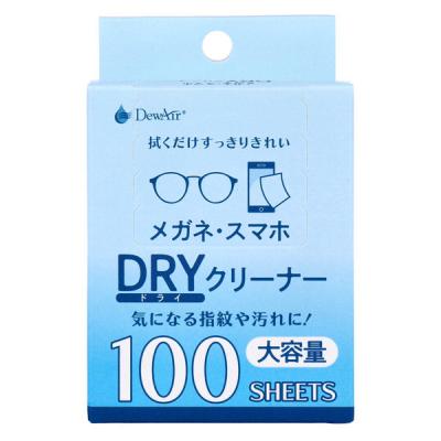 小津産業 DewAir メガネ・スマホ ドライクリーナー 大容量 100枚入 4970512003300 1箱（直送品）