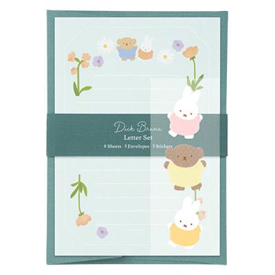 マルアイ ブルーナ レター ガーデン/ブルー レ-MY15B 1セット(1セット×5)（直送品）