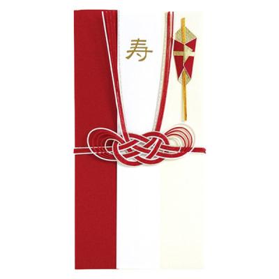 学研ステイフル 学研 CG金封あわじ結び(深紅×鳥の子) E05501 1セット(1枚×6)（直送品）