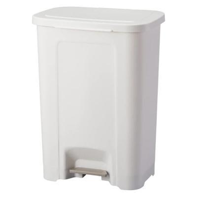 アスベル エバン ペダルペール 35L ホワイト 1個（直送品）
