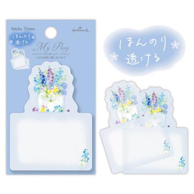 日本ホールマーク ホールマーク 付箋MPブルー 852306 1セット(1枚×6)（直送品）