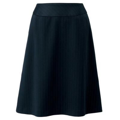 神馬本店 ストライプニットセミフレアスカート ネイビー S SA417S-1-S 1着（直送品）