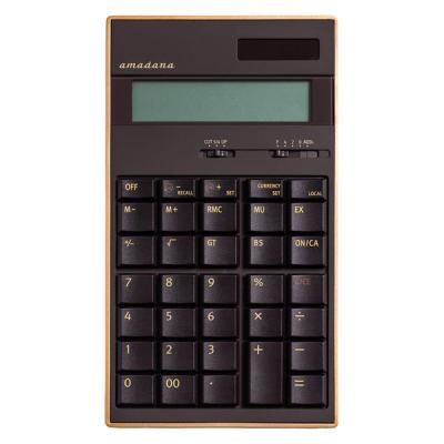 amadana amadana電子計算機 ブラウン LC-704-BR 1台（直送品）
