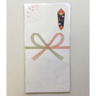 京の象 和紙祝儀袋 花 無地4枚入 6-830A 1セット(1冊×10)（直送品）