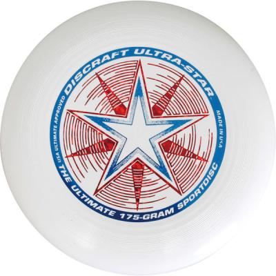 HATAS(ハタ) フライングディスク ULTRA STAR ホワイト CJD001WT 1セット（2個）（直送品）