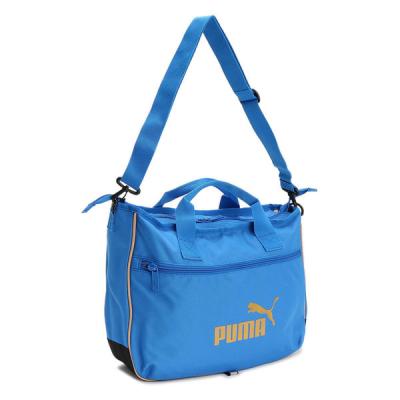 PUMA(プーマ) ショルダーバッグ プーマ レッスン バッグ II ブルー×ゴールド 079030 1個（直送品）