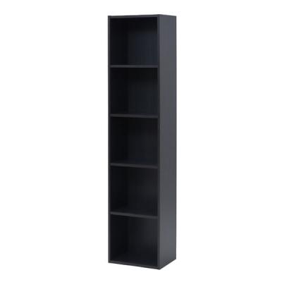 YAMAZEN カラーボックス A4対応 タテヨコ使える 幅400mm 5段 ダークブラウン CABR-1840(DBR) 1台（直送品）