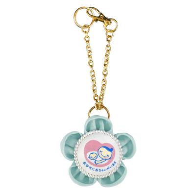 YONEOKA RIBBON マタニティマーク キーホルダー フラワーシフォンロゼット mms06pmt 1個（直送品）