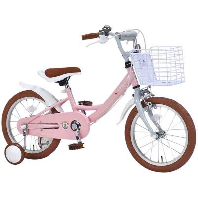 池商 16インチ子供用自転車 補助輪付き MD-16 ストロベリー 1台（直送品）
