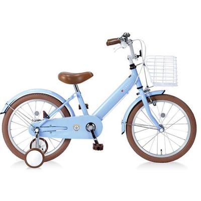 池商 18インチ子供用自転車 補助輪付き MD-18 アクア 1台（直送品）