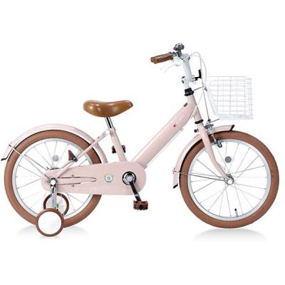 池商 18インチ子供用自転車 補助輪付き MD-18 フラミンゴ 1台（直送品）