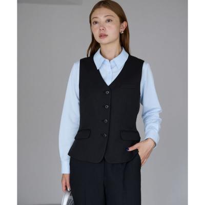 ボンマックス ベスト ブラック 17号 AV1293 AV1293-16-17G 1着（直送品）