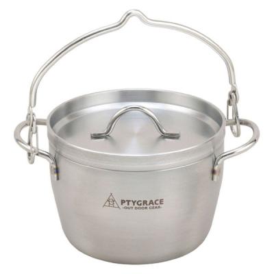 片力商事 三層鋼 ダッチオーブン15cm IH対応 PY-SL60 1個（直送品）