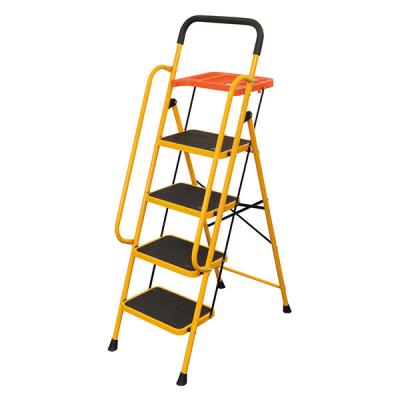 ファミリー・ライフ 安心の両手すり付き脚立 トレー付き 4段 04634 1台（直送品）