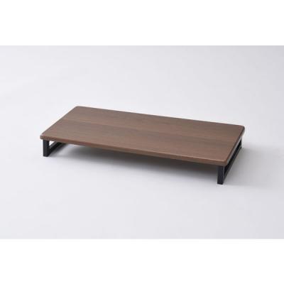 YAMAZEN  デスク上スタンド 机上台 モニター台 幅590×奥行250×高さ80mm  ブラウン/ブラック  DTS-5925(CCB/BK)（直送品）
