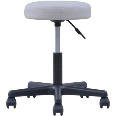 YAMAZEN ラウンドチェア オフィスチェア 丸椅子 スツール キャスター付き ベージュ ROUND-35(NBE) 1脚（直送品）