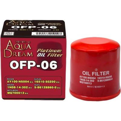 【カー用品】AQUA DREAM PLATINUM オイルフィルター 日産・マツダ・三菱・スズキ車用 AD-OFP-06 1個（直送品）