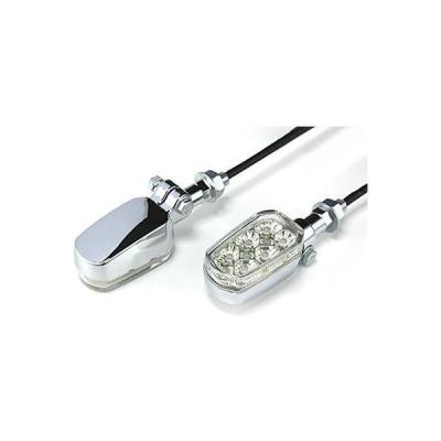 バイクパーツセンター 汎用LEDブリリアントウィンカー クリア 313814（直送品）