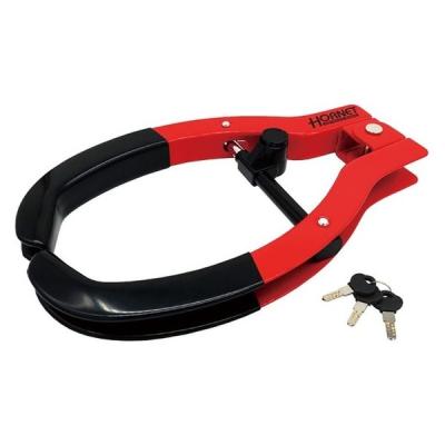 加藤電機 HORNETタイヤロック カラー:レッド (防犯ステッカー付き) LT51R 1個（直送品）