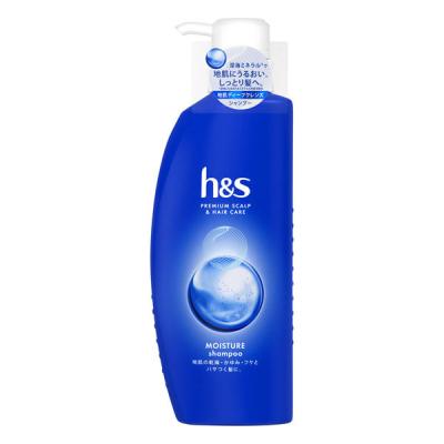 P＆G h＆s モイスチャー シャンプー ポンプ 4987176145710 350ML×3点セット（直送品）