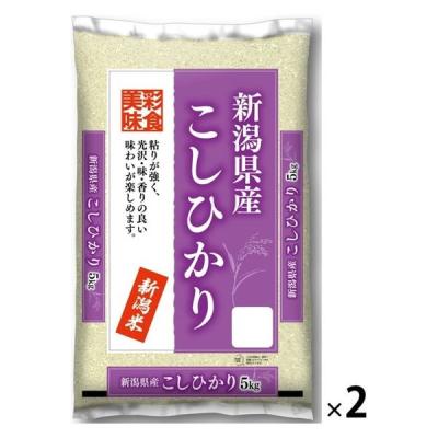 ブランド新潟県産コシヒカリ『朱鷺』新潟県産こしひかり　10kg (5kg×2袋) LOHACO - むらせ 新潟県産コシヒカリ 10kg 25442 2袋(5kgx2)（直送品）
