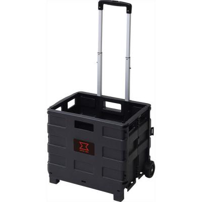 YAMAZEN Gardenmaster（ガーデンマスター） 台車 オリコンカート 幅405×奥行380×高さ860mm ブラック 1台（直送品）