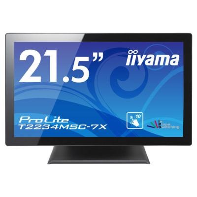 iiyama タッチパネル液晶ディスプレイ 21.5型 T2234MSC-B7X　1台（直送品）