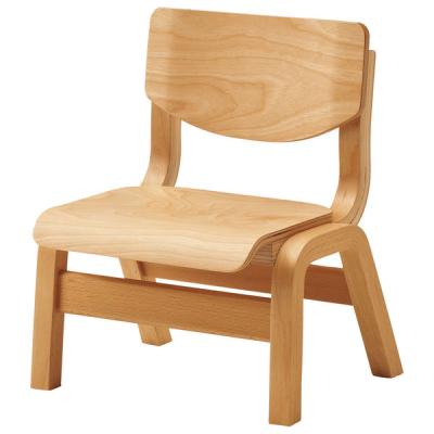 【軒先渡し】オリバー　キッズ　木製チェアB　4脚セット　幅280×奥行250×高さ340×座高170mm　（直送品）